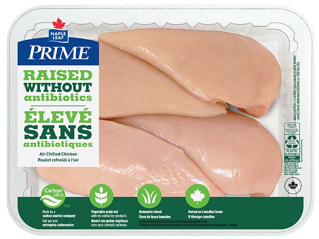 Emballage de poulet Maple Leaf