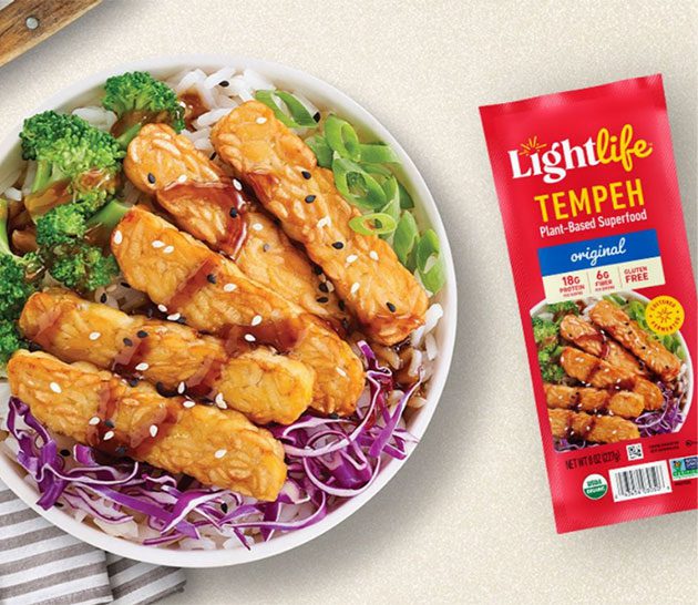 Plat LightLife Tempeh