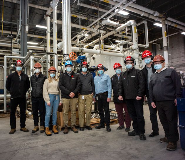 Système de récupération de chaleur à l'ammoniac à l'usine de fabrication de Hamilton, en Ontario