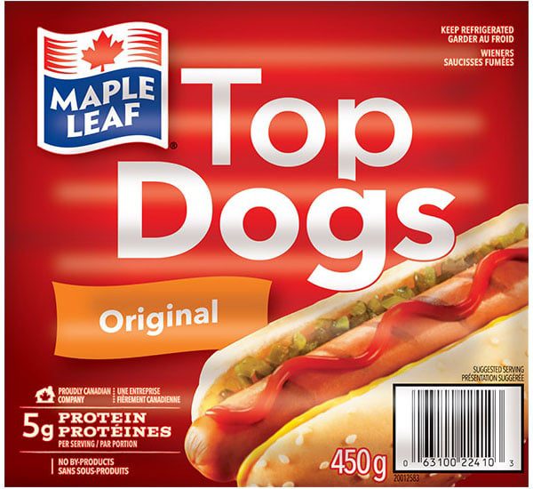 Emballage de Top Dogs Maple Leaf