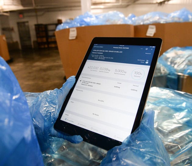 Superviseur iPad de l'usine de Brampton