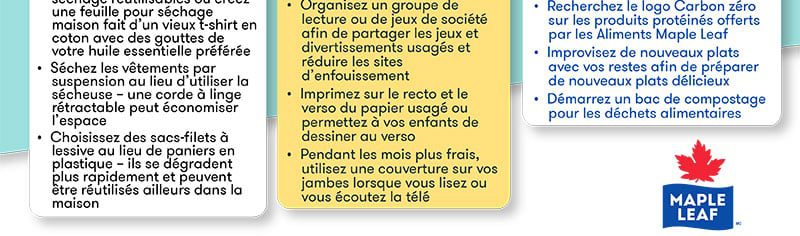 Infographie des petits changements - partie 3