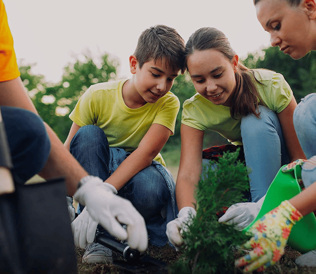 Jardinage d'enfants