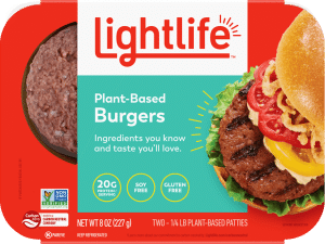 Lightlife burger sustainable packaging tray