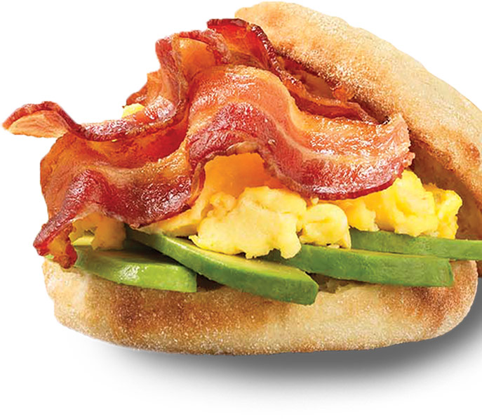 sandwich au bacon et aux œufs