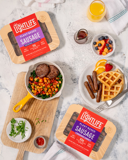 Lightlife plant-based breakfast sausage patties