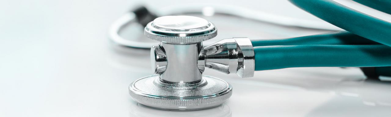 Un stéthoscope.