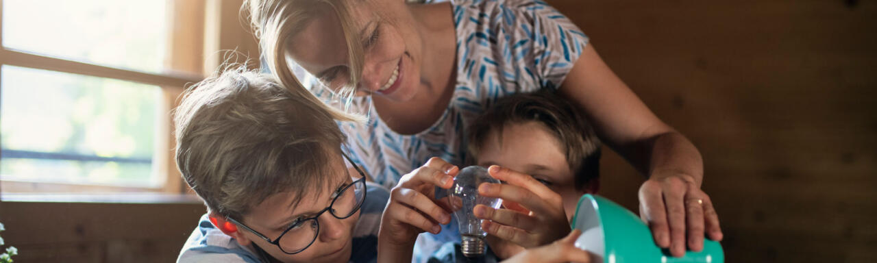 Reduce your environmental footprint by choosing LED lightbulbs.