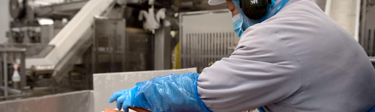 Tri des hot-dogs dans notre usine