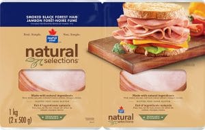 Maple Leaf® Natural Selections® Thick Carved Smoked Black Forest Ham