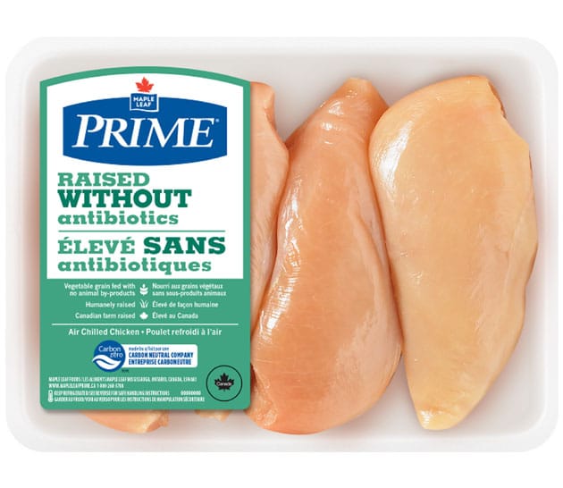 Prime chicken - raised without antibiotics