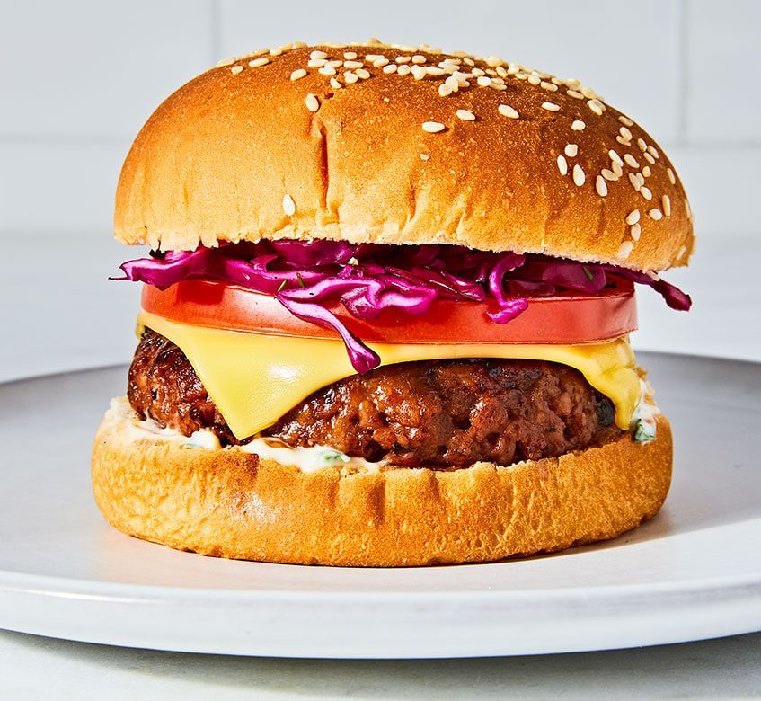 Lightlife plant-based burger