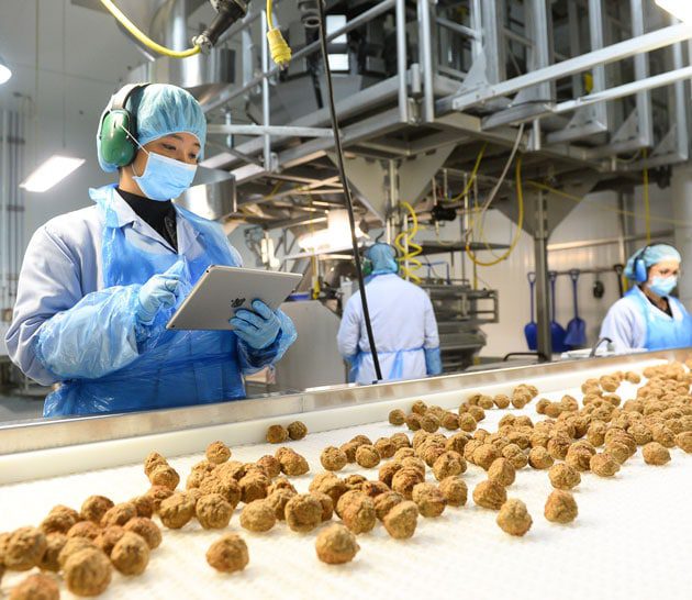 Meatball production line