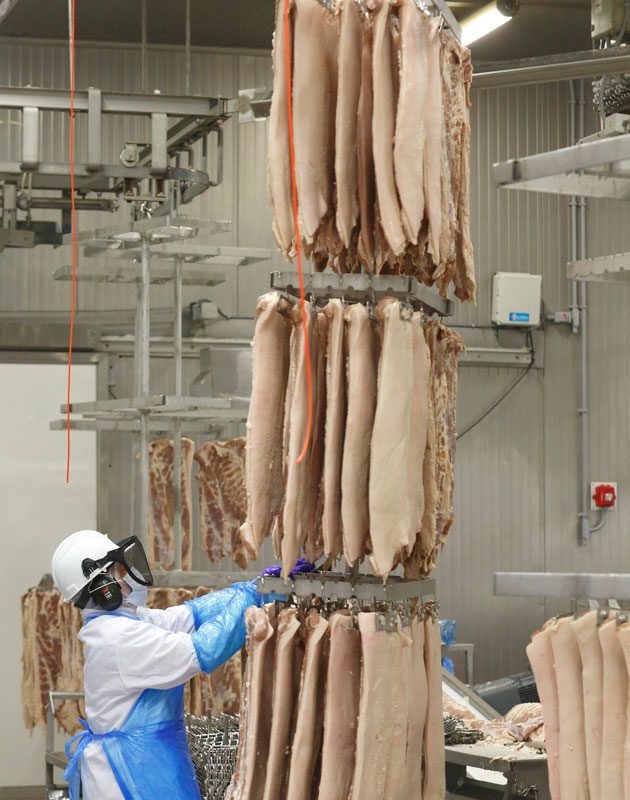 Winnipeg plant, Lagimodiere, where bacon is made