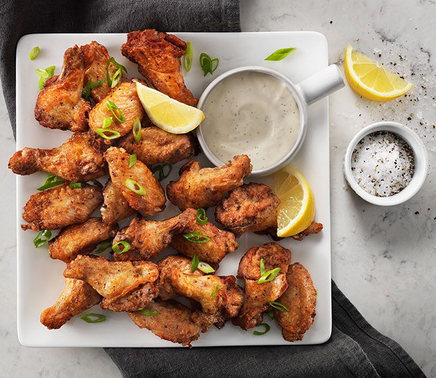 Delicious chicken wings