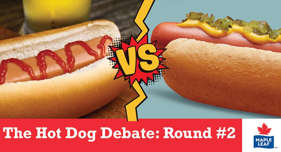 ketchup versus mustard hot dogs