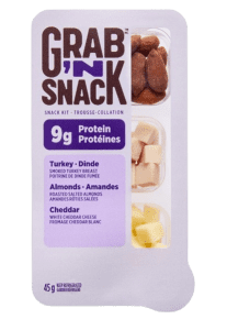 Grab’N Snack Turkey, Almond, and Cheddar Cheese Snack Kit
