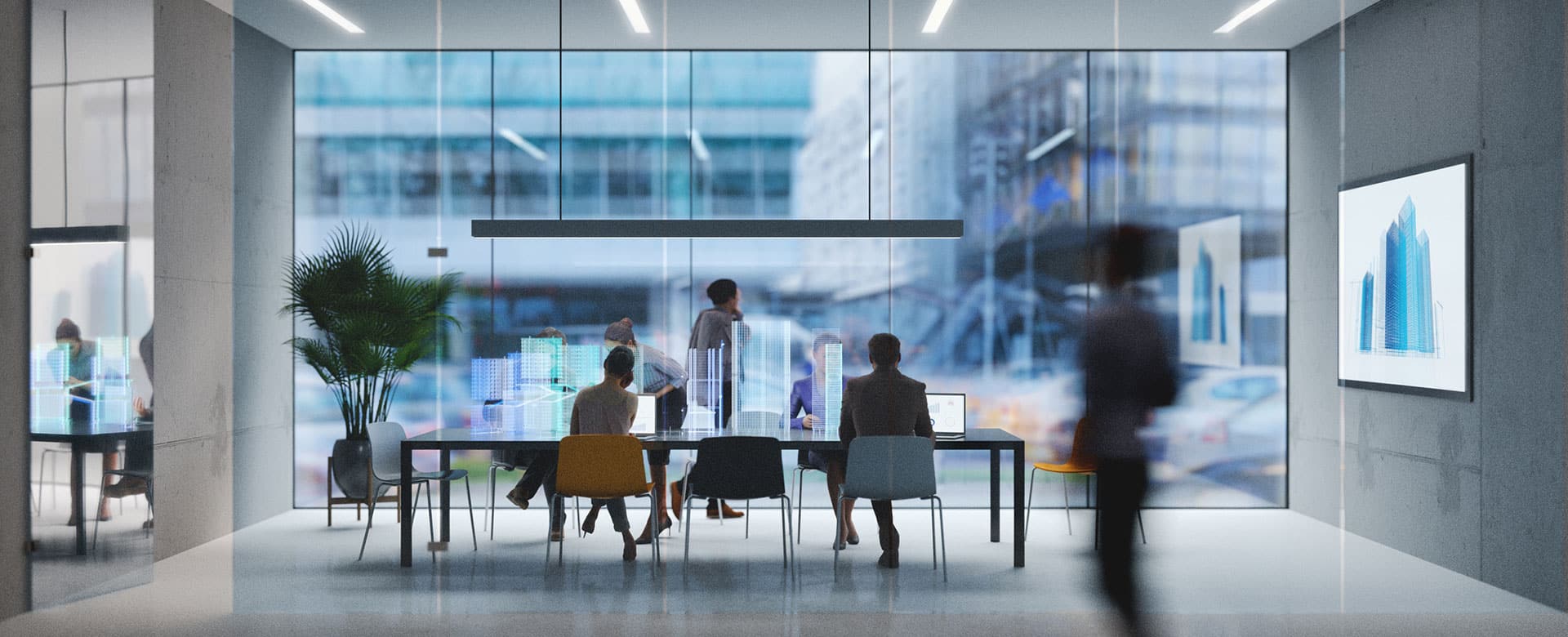 Corporate office setting