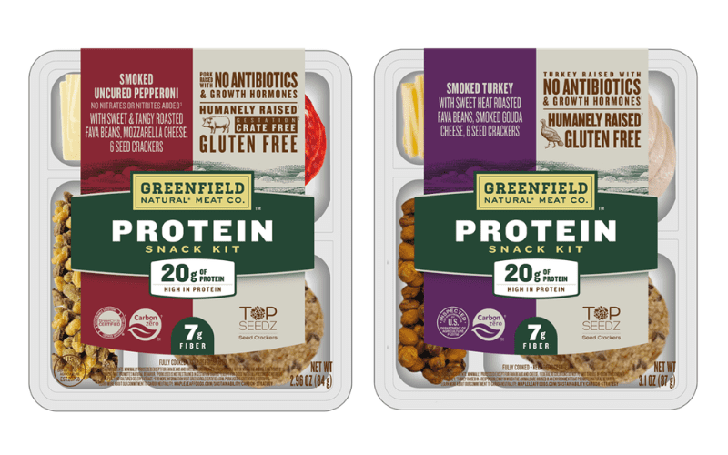 Greenfield Protein Snack Kits in Smoked Pepperoni and Smoked Turkey